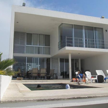 Villa Designer'S House Beach Front Superb Ocean View Hi Speed Wifi Telchac Puerto Exterior foto