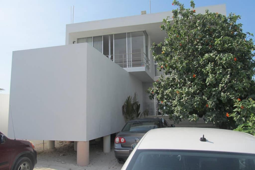 Villa Designer'S House Beach Front Superb Ocean View Hi Speed Wifi Telchac Puerto Exterior foto